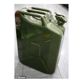 Original stl Jerrycan, brugte fra 60'erne, 20 liters
