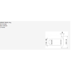 Rizoma MA531 MC styrv&aelig;gte, styrknap, 5 farver
