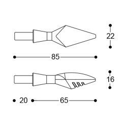 Barracuda X-Led B-Lux, Sort
