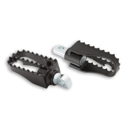 Burly, sorte MX style Pegs, Fodhvilere Harley XL, Sportster, 98-2020