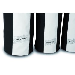 Hepco Becker Packsack/DryBag, 22 liter, sort/hvid