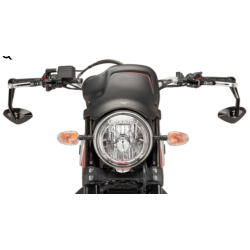 Puig Hi-Tech IV, MC styrendespejl, sort eller alu, universal