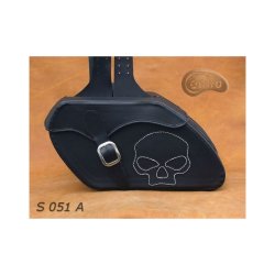 Custom/Cruiser, Taskest MC, Model Skull, lder, st 2 x 24 liter, med eller uden nitter