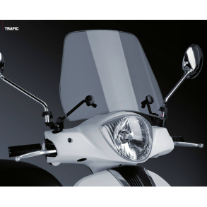 Puig 4873H Trafic Vindskrm, universal,  rgfarvet