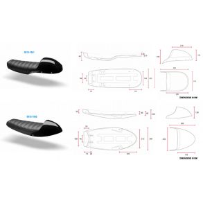 C-Racers, Flat & Cowl Seat, SR 400/500 & CX500