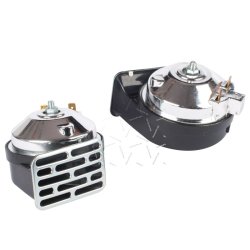 Stebel TM80/2C CHROMED 12V 410Hz+500Hz, Vintage Style