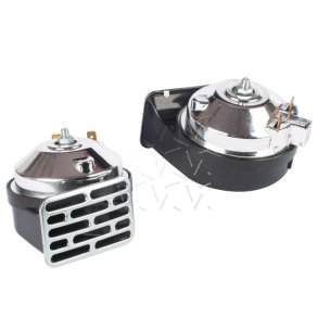 Stebel TM80/2C CHROMED 12V 410Hz+500Hz, Vintage Style