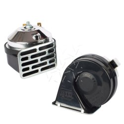 Stebel TM80/2C CHROMED 12V 410Hz+500Hz, Vintage Style