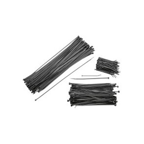 Strips / Cable Ties / sort plast / 100 stk.