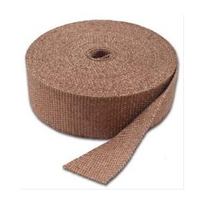 Thermotech Powerwrap, brun med kobbertrd, 15 meter, 