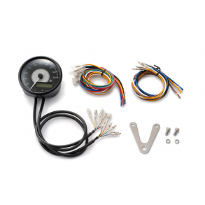 Velona digital spedometer m. omdrejningstllermodel Black