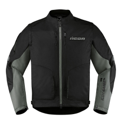 Icon Watchtower MC jakke, med aftagelige rmer ! Vest og jakke i en.