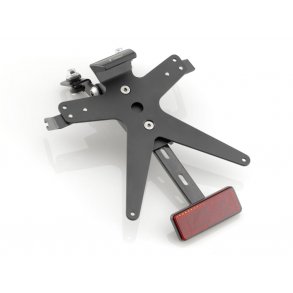 Rizoma PT061B Universal MC nummerpl. holder med lys