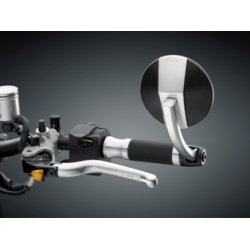 Rizoma BS191 Spirit styrende MC spejl, i alu/sort, sort