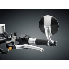 Rizoma BS191 Spirit styrende MC spejl, i alu/sort, sort