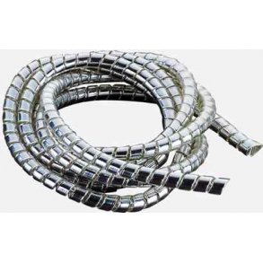 Plast kabelomvikler i chrom-look, ca. 150cm
