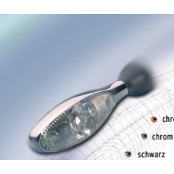 Kellermann LED blinklys med hvidt glas