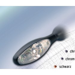 Kellermann LED blinklys med hvidt glas