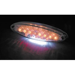 NUMBER 1, LED baglygte med nummerpladelys