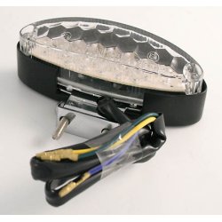 NUMBER 1, LED baglygte med justerbar mont. beslag