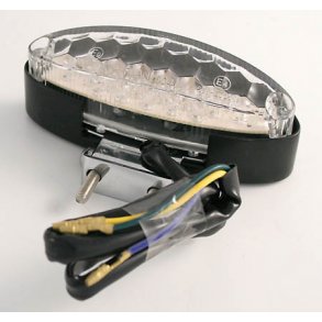 NUMBER 1, LED baglygte med justerbar mont. beslag