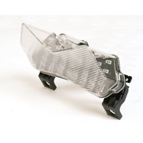 KAWASAKI LED baglygte tonet glas og chromreflektor