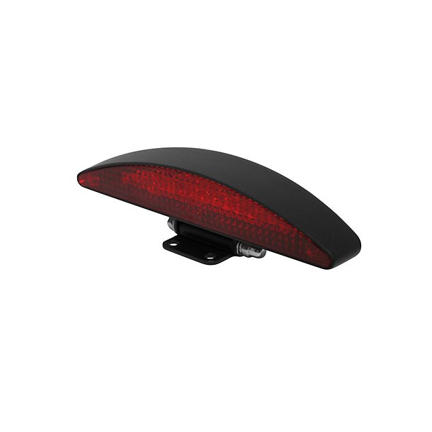 Highsider INTERSTATE, LED baglygte, rdt glas, sort hus.